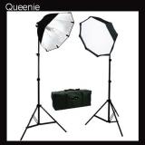 Rapid octagon softbox single socket 2 lights continuous Kit