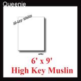 NEW heavy duty White 6x9 High Key Muslin Backdrop